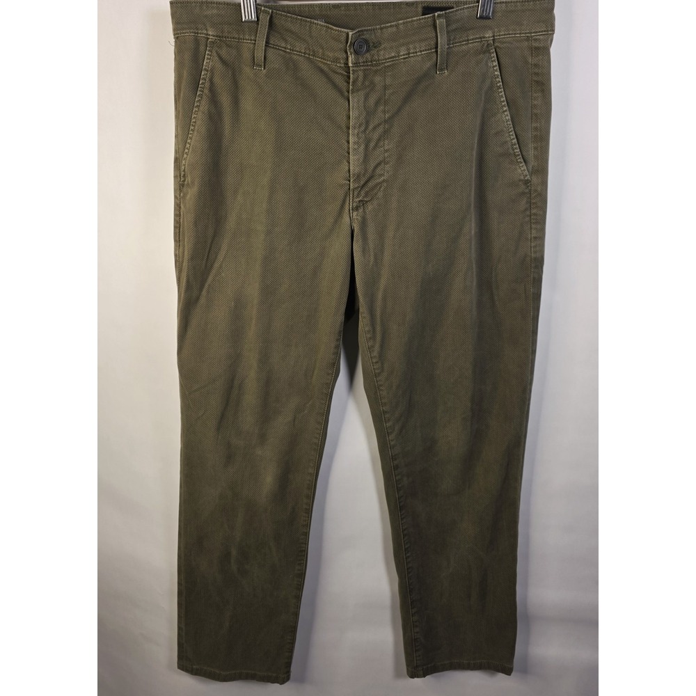 Adriano Goldschmied AG Mens The Marshall Slim Trouser  Pants. 34x 32, Olive